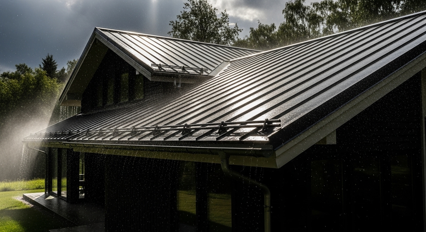 Metal roofing project